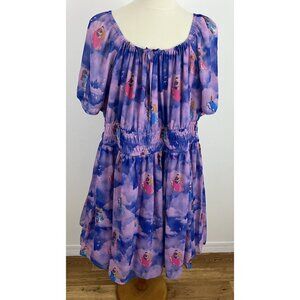 Disney x Box Lunch Women's 4 Princess Aurora Sleeping Beauty Cloud Dress